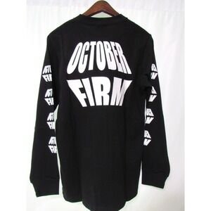 OVO Very Own October Firm Drake Black Graphic Long Sleeve T-Shirt 2017 Sz S